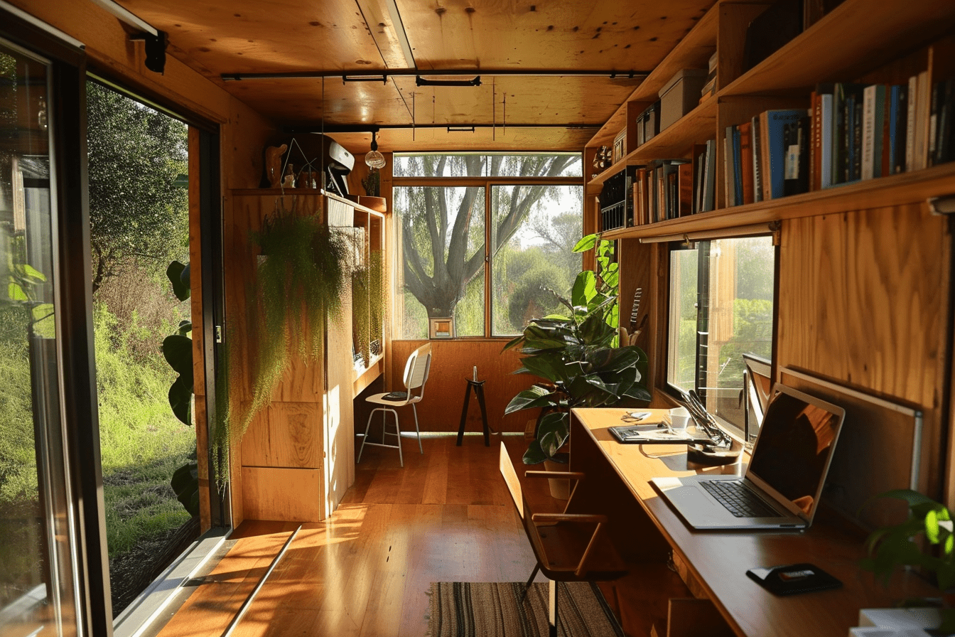 bureau de jardin
